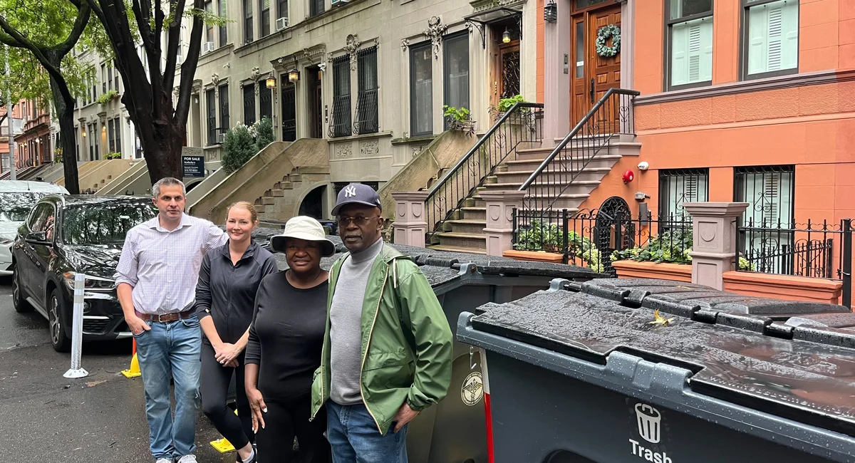 West Harlem residents say new shared trash bins are an ‘ugly’ sight on historic block
